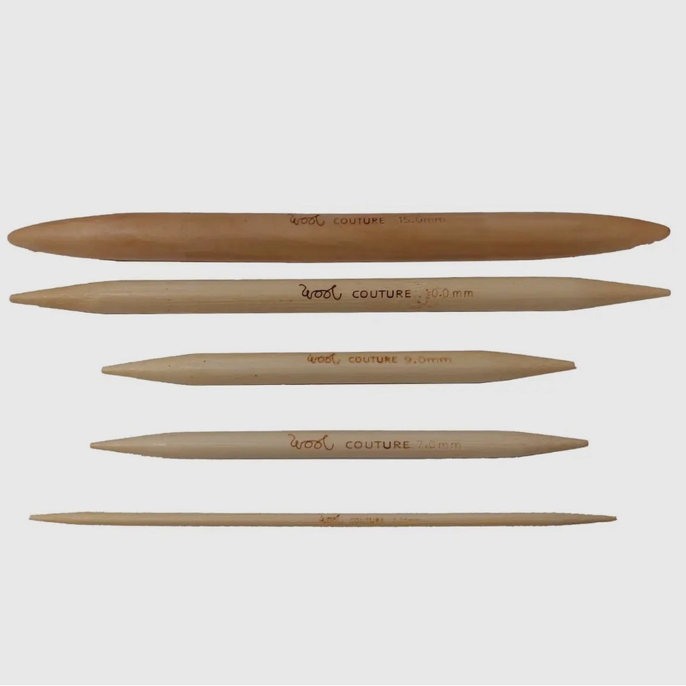 Wooden Cable Needles Set of 2 Knitting Needles